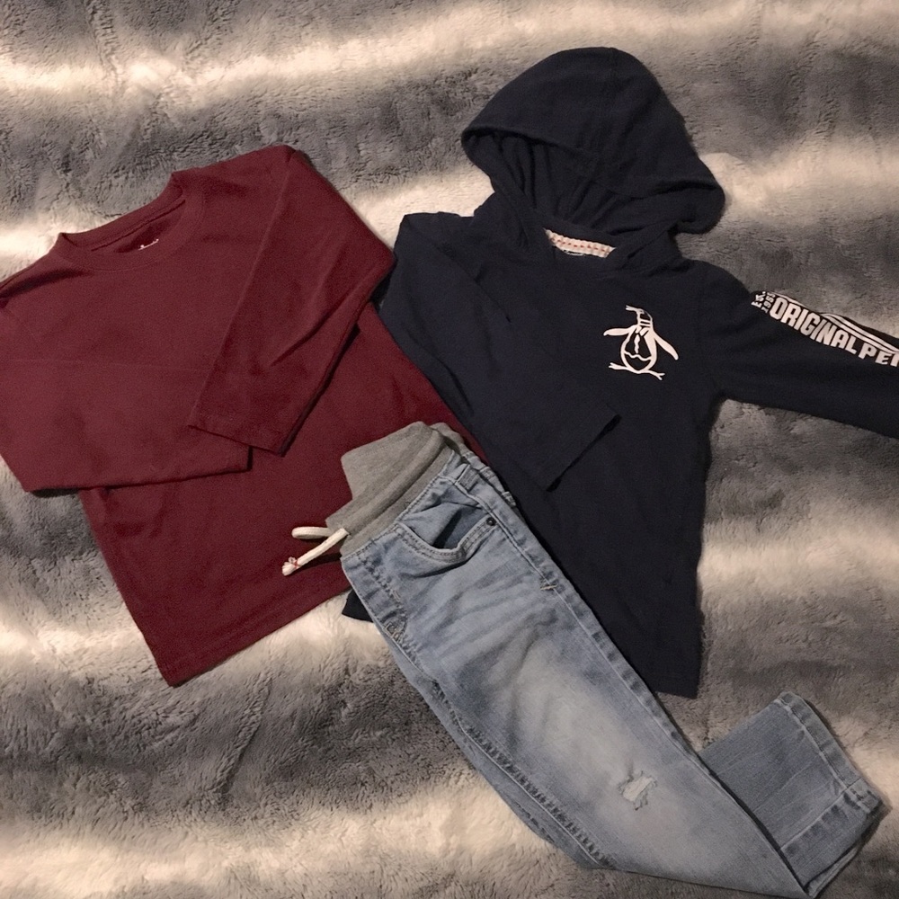 Boy’s Size 4T Jeans and Long Sleeve Shirt Bundle